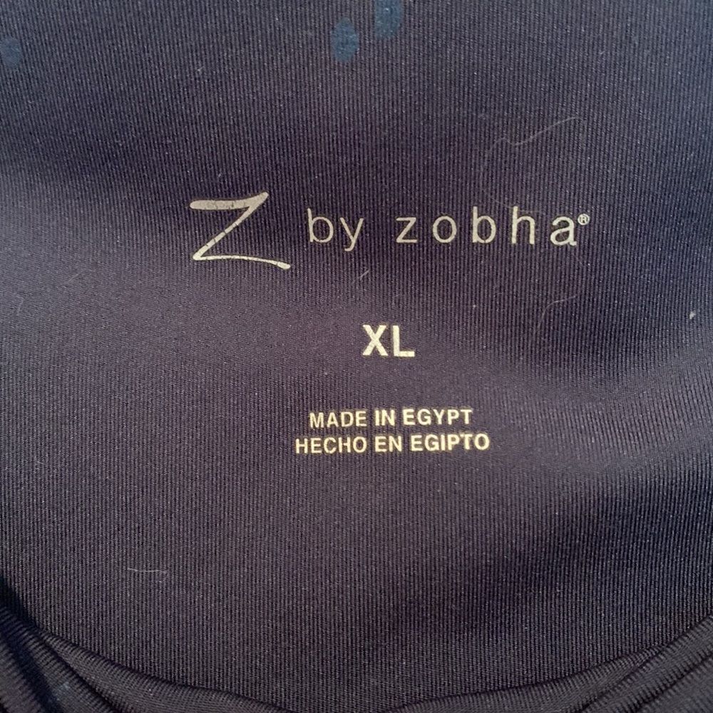 Z by zobha. Dark blue speckled workout pants. Size XL - Picture 4 of 7